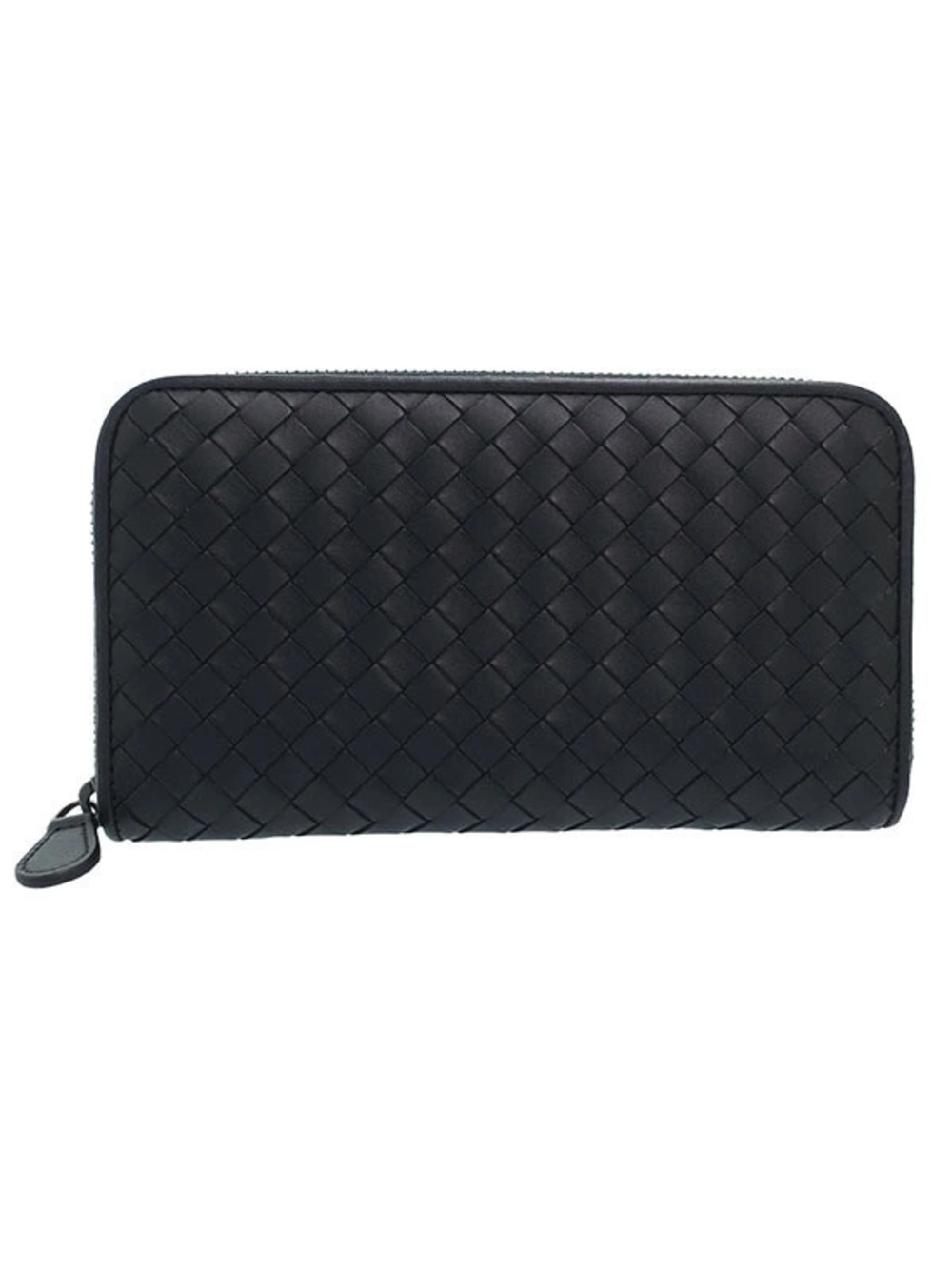 Bottega Veneta Intrecciato Round Zipper Long Wallet